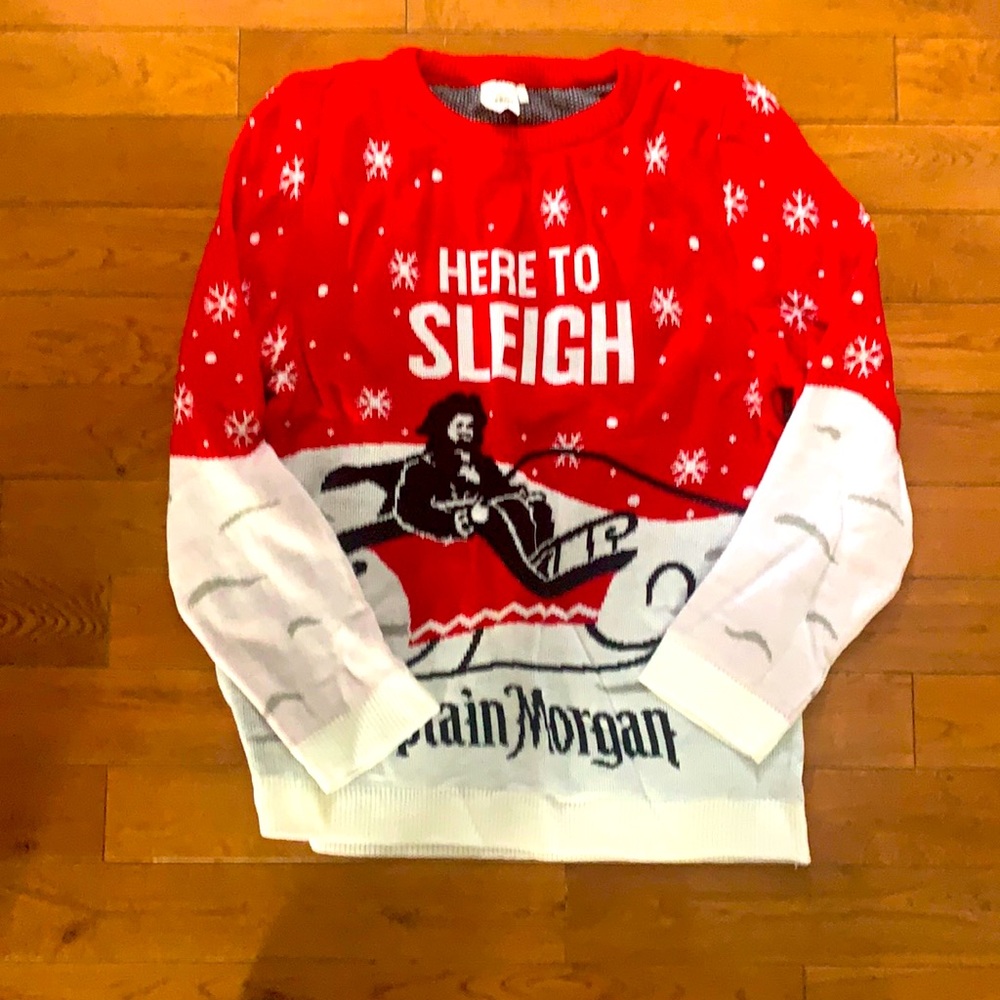 Captain Morgan Ugly Sweater Sz XL